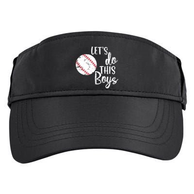 Lets Do This Boy Baseball Game Adult Drive Performance Visor