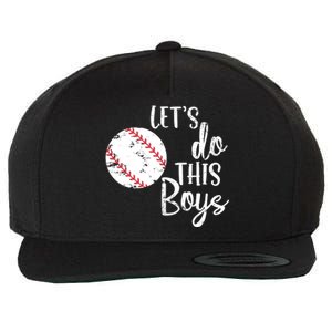 Lets Do This Boy Baseball Game Wool Snapback Cap