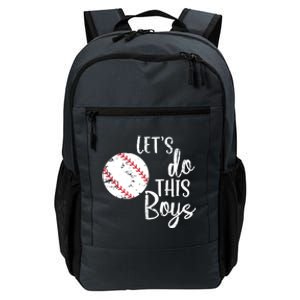 Lets Do This Boy Baseball Game Daily Commute Backpack