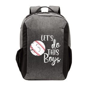 Lets Do This Boy Baseball Game Vector Backpack