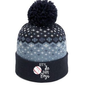 Lets Do This Boy Baseball Game The Baniff Cuffed Pom Beanie