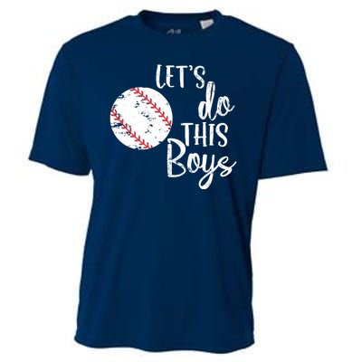 Lets Do This Boy Baseball Game Cooling Performance Crew T-Shirt