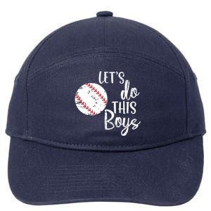 Lets Do This Boy Baseball Game 7-Panel Snapback Hat