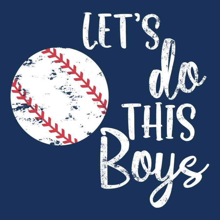 Lets Do This Boy Baseball Game Drawstring Bag