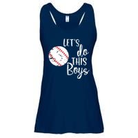 Lets Do This Boy Baseball Game Ladies Essential Flowy Tank