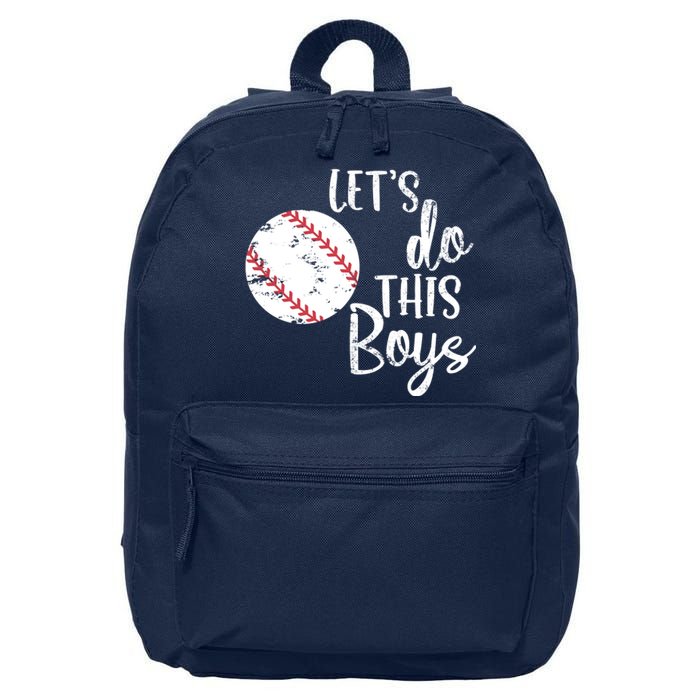 Lets Do This Boy Baseball Game 16 in Basic Backpack