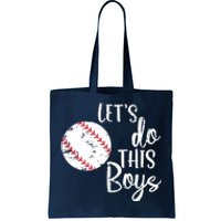 Lets Do This Boy Baseball Game Tote Bag