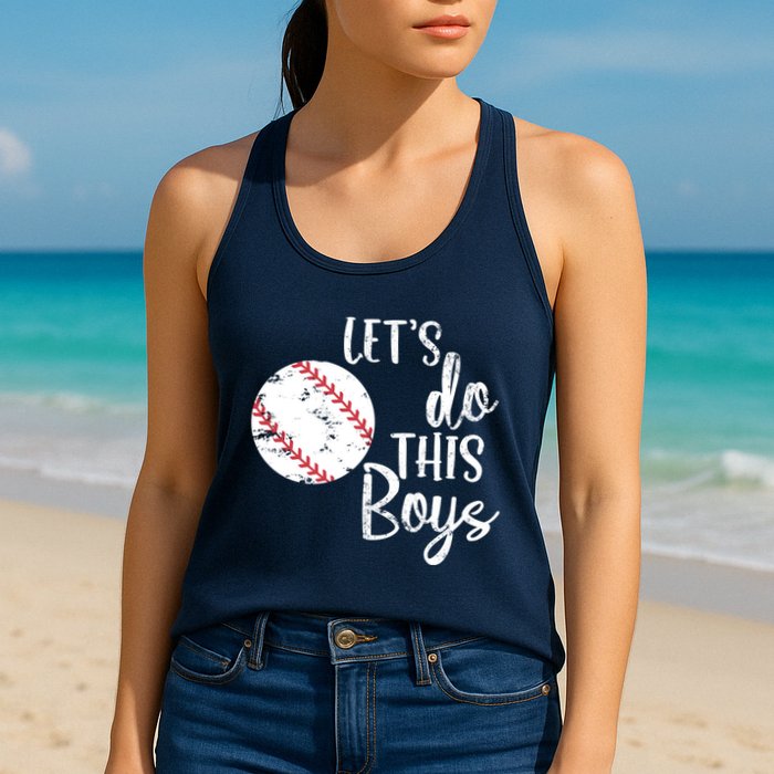 Lets Do This Boy Baseball Game Womens Tank Top