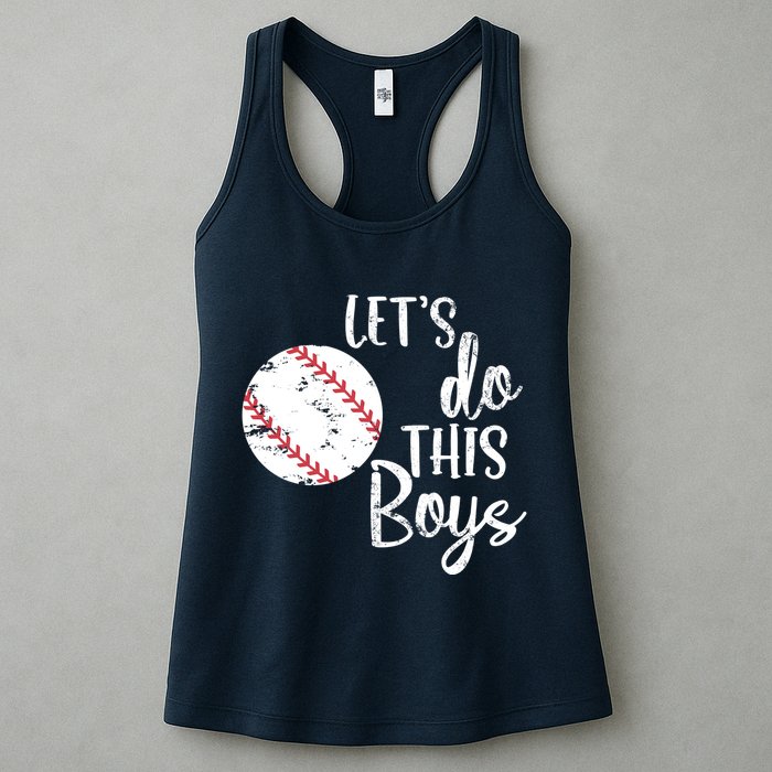 Lets Do This Boy Baseball Game Womens Tank Top