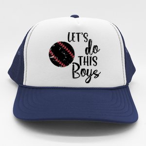 Lets Do This Boy Baseball Game Trucker Hat