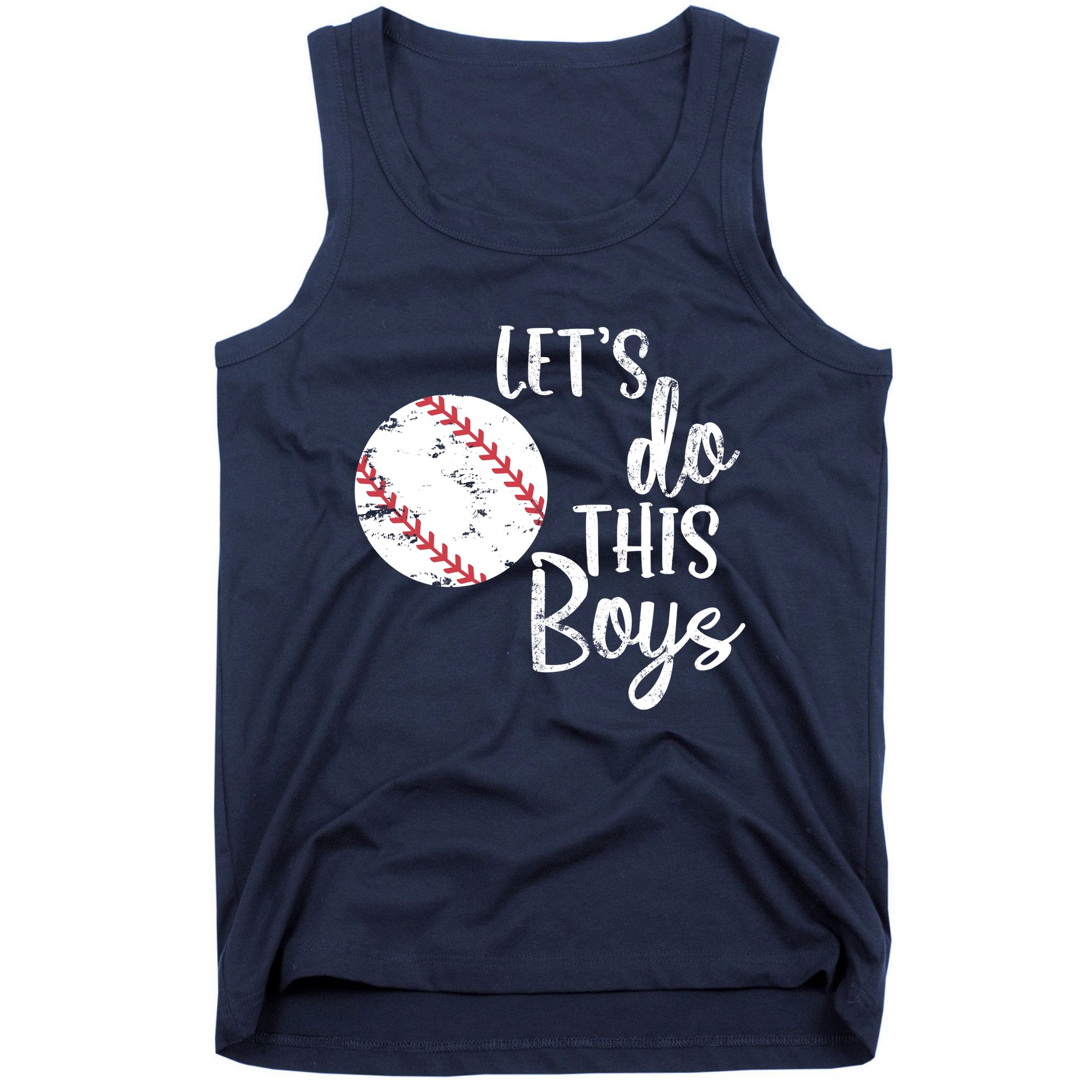 Lets Do This Boy Baseball Game Tank Top