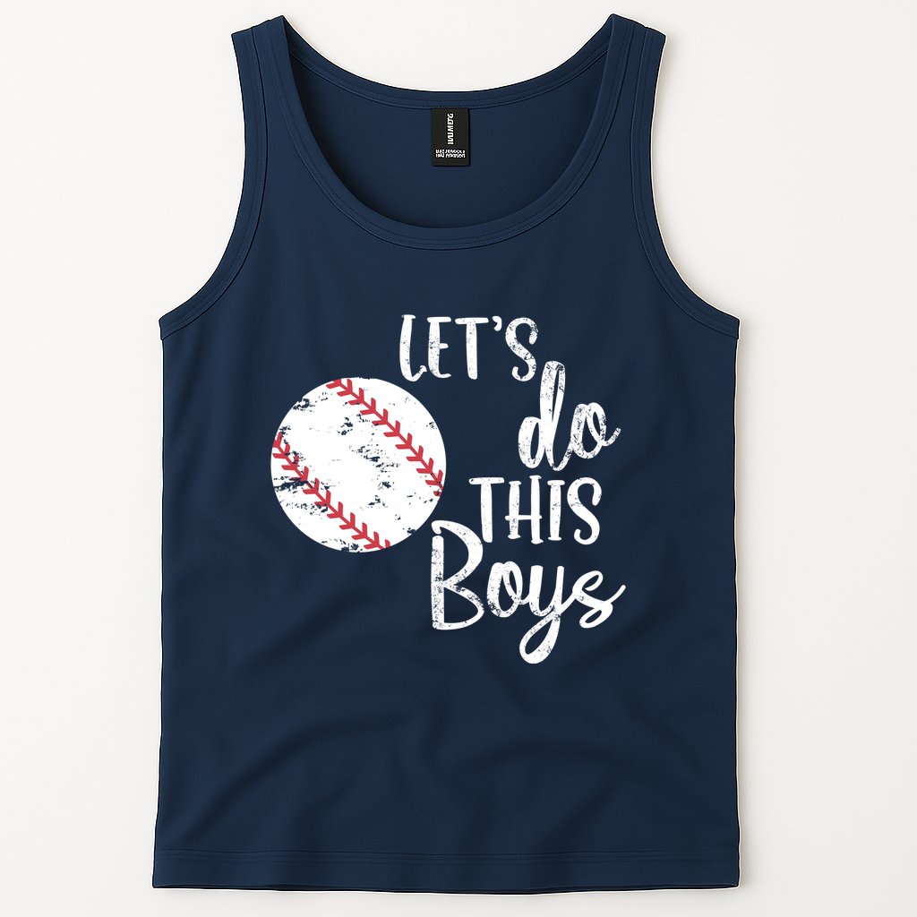 Lets Do This Boy Baseball Game Tank Top