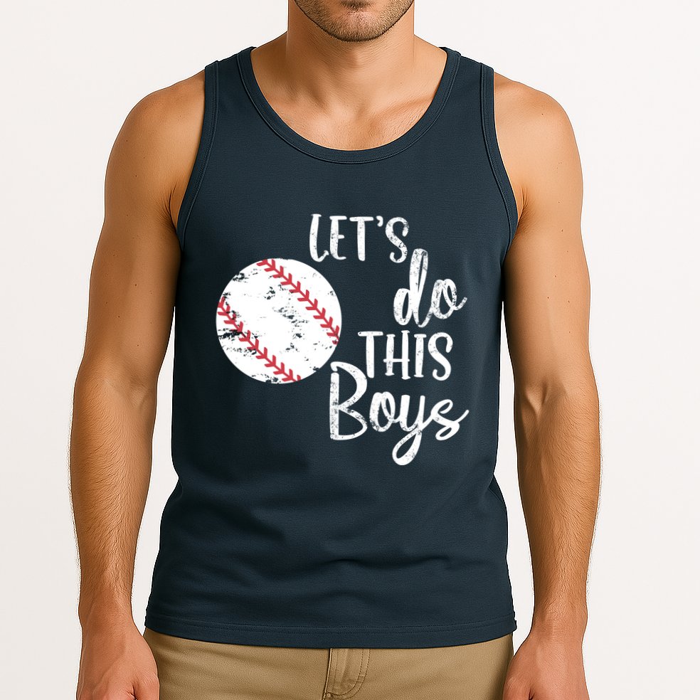 Lets Do This Boy Baseball Game Tank Top