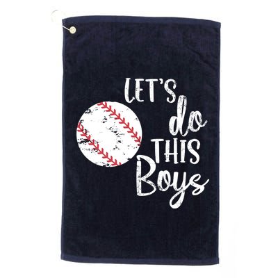 Lets Do This Boy Baseball Game Golf Towel