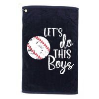Lets Do This Boy Baseball Game Golf Towel