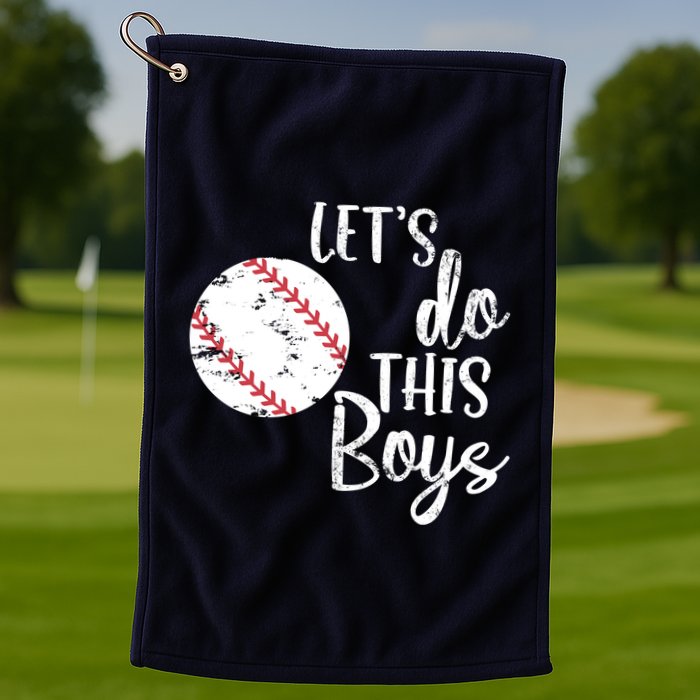 Lets Do This Boy Baseball Game Golf Towel
