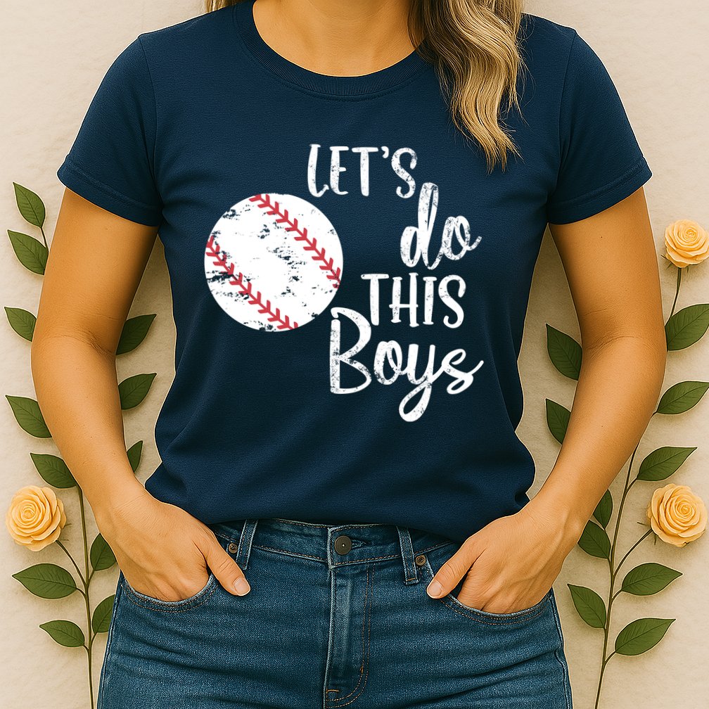 Lets Do This Boy Baseball Game Womens T-Shirt