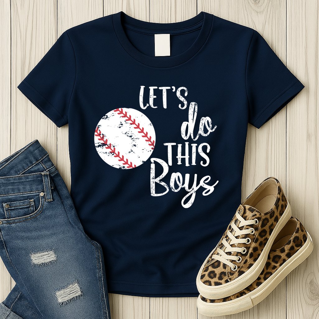 Lets Do This Boy Baseball Game Womens T-Shirt