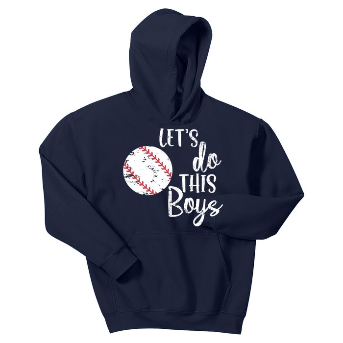 Lets Do This Boy Baseball Game Kids Hoodie