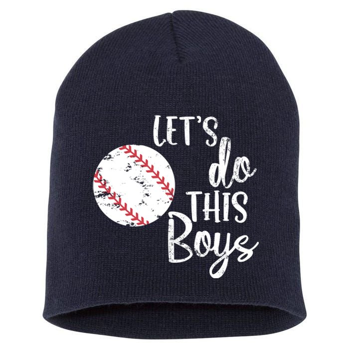 Lets Do This Boy Baseball Game Short Acrylic Beanie