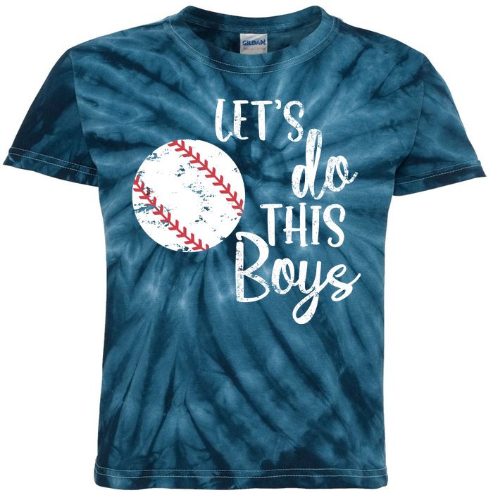 Lets Do This Boy Baseball Game Kids Tie-Dye T-Shirt