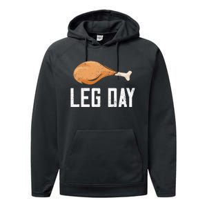 Leg Day Thanksgiving Performance Fleece Hoodie