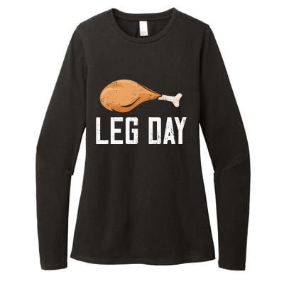 Leg Day Thanksgiving Womens CVC Long Sleeve Shirt