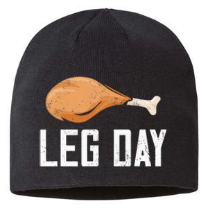 Leg Day Thanksgiving Sustainable Beanie