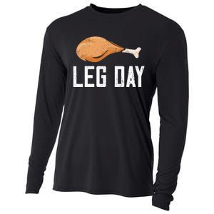 Leg Day Thanksgiving Cooling Performance Long Sleeve Crew