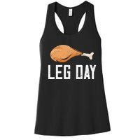 Leg Day Thanksgiving Women's Racerback Tank