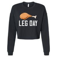 Leg Day Thanksgiving Cropped Pullover Crew