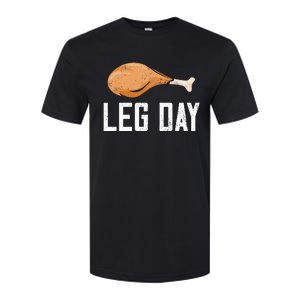 Leg Day Thanksgiving Softstyle CVC T-Shirt