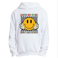 Let's Do This Field Day Thing Groovy Hippie Smile Face Urban Pullover Hoodie