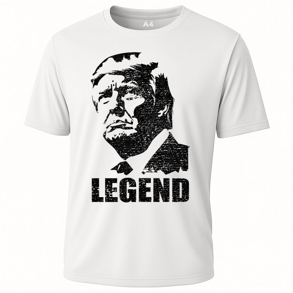 Legend Donald Trump 2024 Election Patriotic Political Humor Cooling Performance Crew T-Shirt