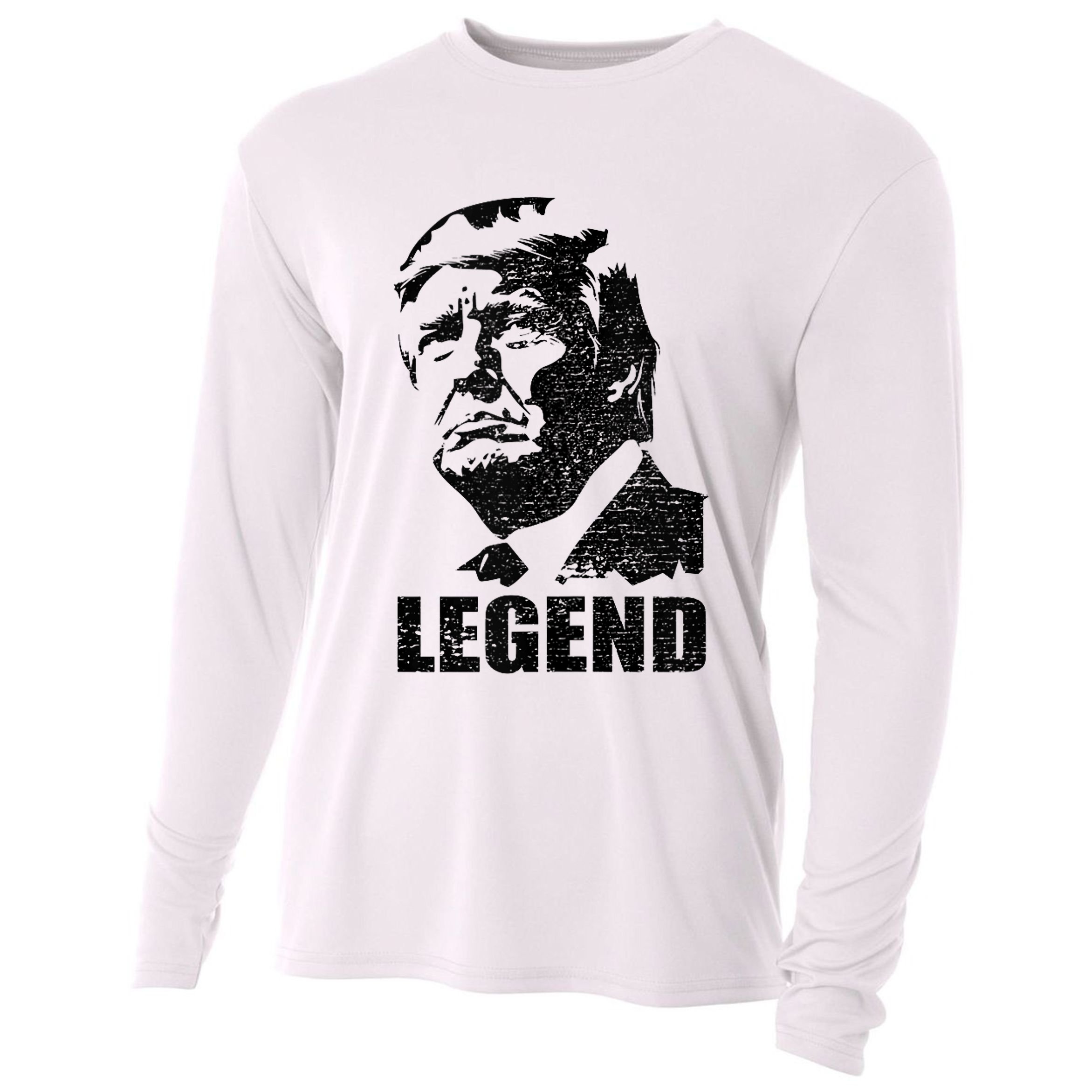 Legend Donald Trump 2024 Election Patriotic Political Humor Cooling Performance Long Sleeve Crew