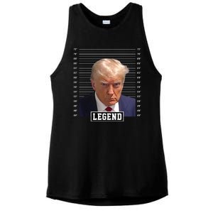 Legend Donald Trump Mugshot Pro Trump Ladies PosiCharge Tri-Blend Wicking Tank