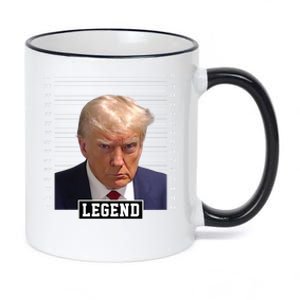 Legend Donald Trump Mugshot Pro Trump 11oz Black Color Changing Mug