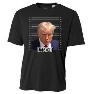 Legend Donald Trump Mugshot Pro Trump Cooling Performance Crew T-Shirt