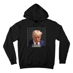 Legend Donald Trump Mugshot Pro Trump Hoodie