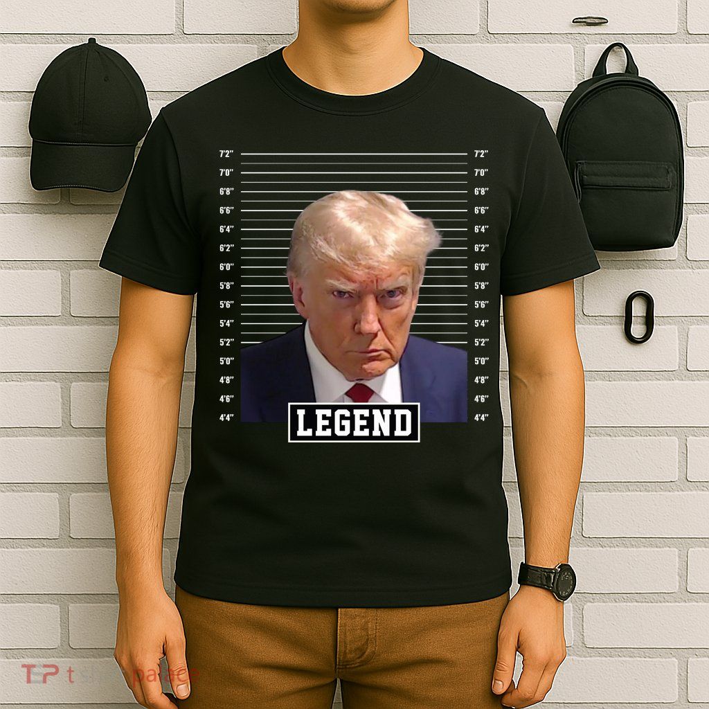 Legend Donald Trump Mugshot Pro Trump T-Shirt