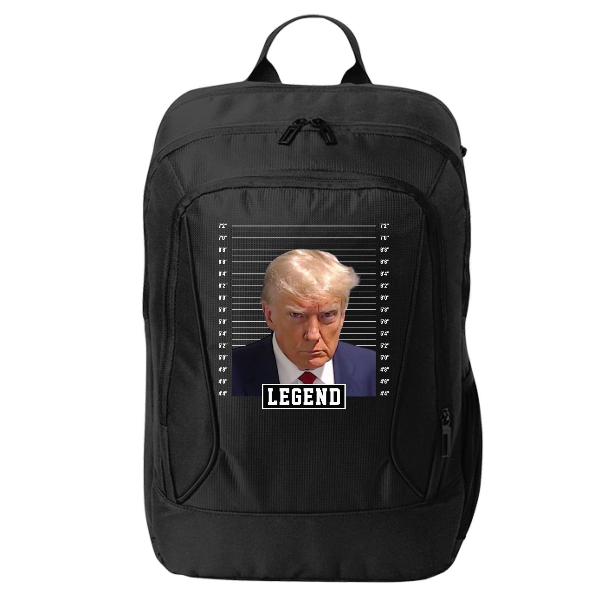 Legend Donald Trump Mugshot Pro Trump City Backpack