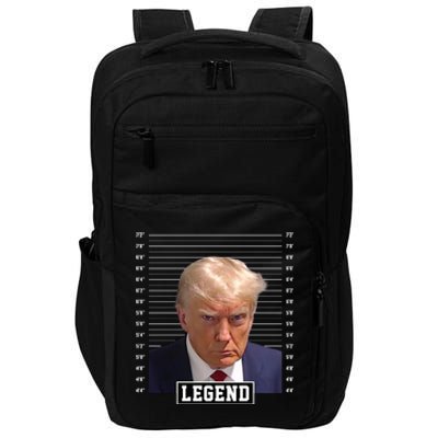 Legend Donald Trump Mugshot Pro Trump Impact Tech Backpack