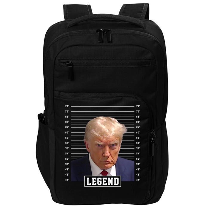 Legend Donald Trump Mugshot Pro Trump Impact Tech Backpack