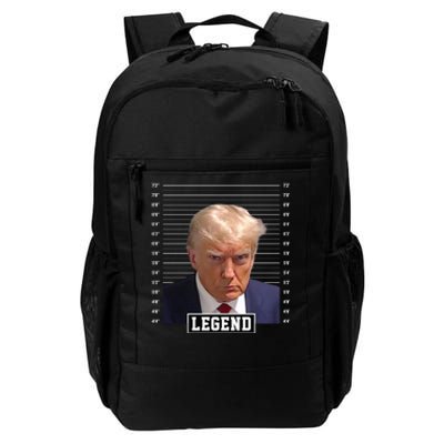 Legend Donald Trump Mugshot Pro Trump Daily Commute Backpack