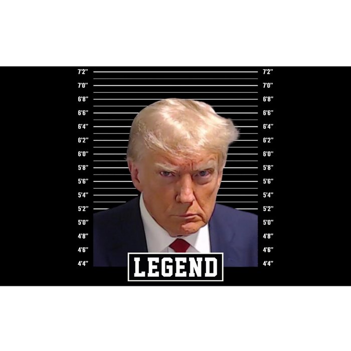 Legend Donald Trump Mugshot Pro Trump Bumper Sticker