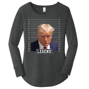 Legend Donald Trump Mugshot Pro Trump Women's Perfect Tri Tunic Long Sleeve Shirt