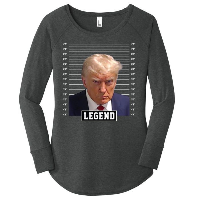 Legend Donald Trump Mugshot Pro Trump Women's Perfect Tri Tunic Long Sleeve Shirt