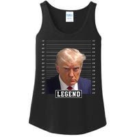 Legend Donald Trump Mugshot Pro Trump Ladies Essential Tank