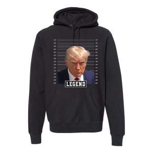 Legend Donald Trump Mugshot Pro Trump Premium Hoodie