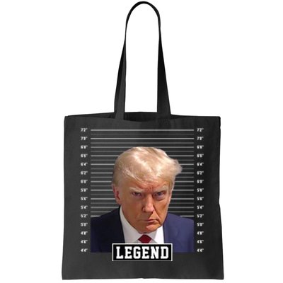 Legend Donald Trump Mugshot Pro Trump Tote Bag